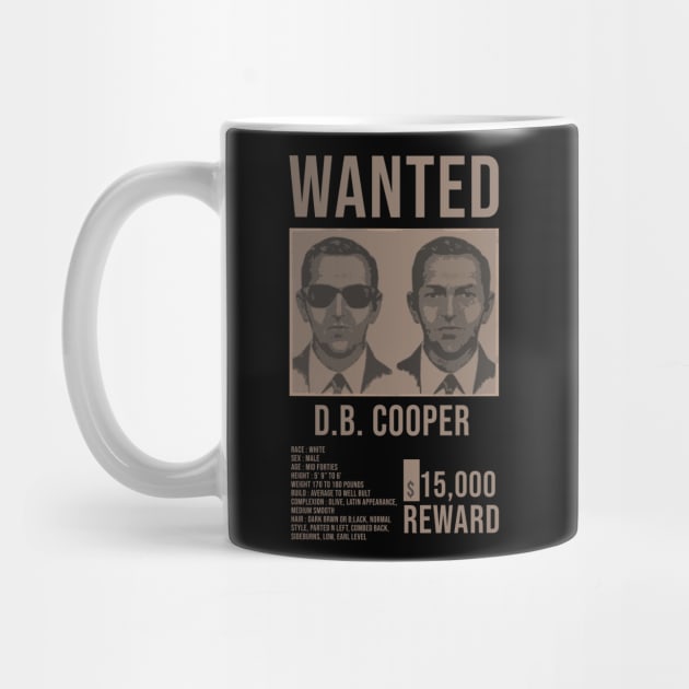 Wanted Db Cooper by olivia parizeau